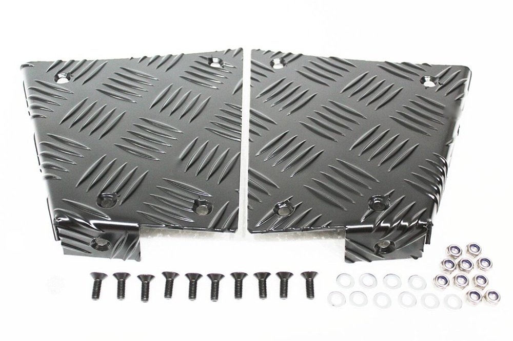 Defender 110 Set No Aerial Hole 2mm Chequer Plate Powdercoated
